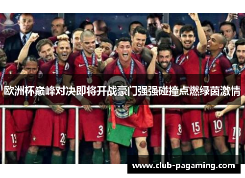 欧洲杯巅峰对决即将开战豪门强强碰撞点燃绿茵激情 欧洲杯巅峰对决即将开战豪门强强碰撞点燃绿茵激情